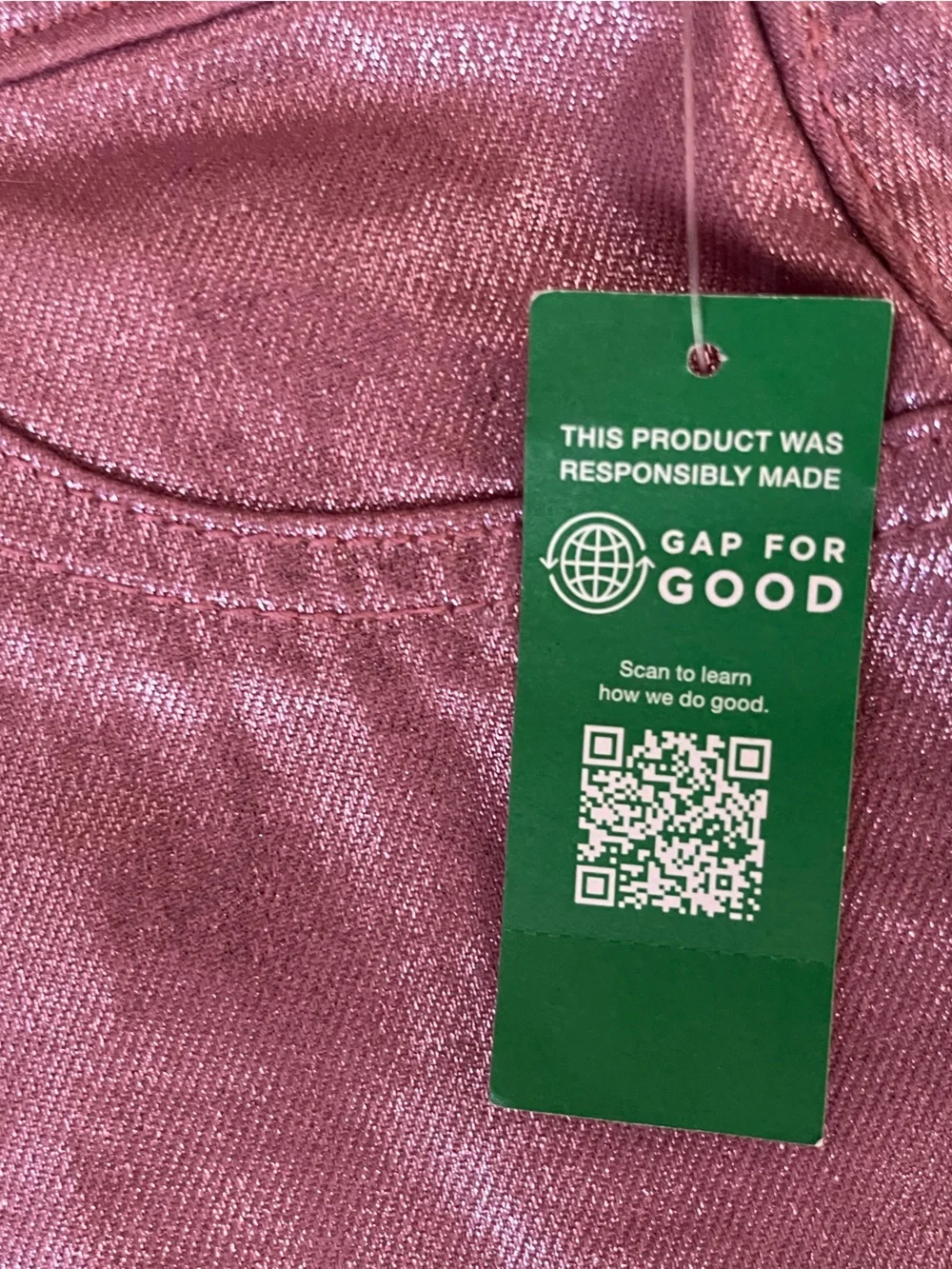 BNWT!! Kids GAP Shimmery Pink Metallic A-Line Skirt Size 10